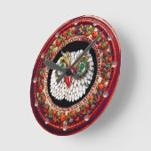 HORLOGE RONDE JEWEL OWL (Angle)