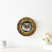 HORLOGE RONDE JEWEL OWL (Maison)