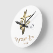 Horloge Ronde John 3:16 (Angle)