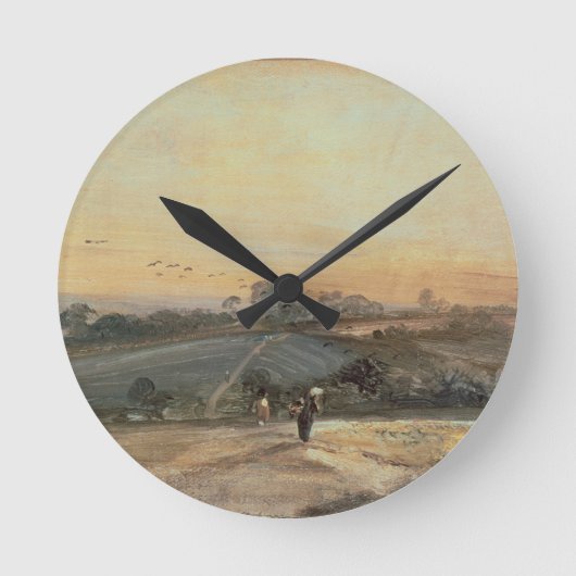 Horloge Ronde John Constable | Autumnal Sunset (Recto)