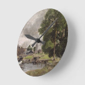 Horloge Ronde John Constable | Dedham Lock and Mill (Angle)