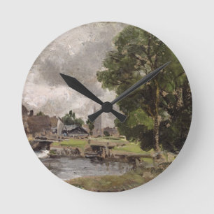 Horloge Ronde John Constable   Dedham Lock and Mill