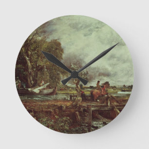 Horloge Ronde John Constable le cheval de saut, c.1825 (huile