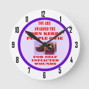 HORLOGE RONDE JOHN KERRY PURPLE OWIE
