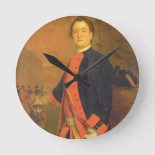 Horloge Ronde John long Bateman Esq., capitaine dans colonel