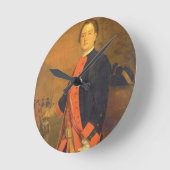 Horloge Ronde John Long Bateman Esq, capitaine du colonel Ponson (Angle)