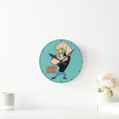 Horloge Ronde Johnny Bravo Picture Frame Pose (Maison)