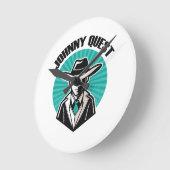 Horloge Ronde Johnny Quest (Angle)