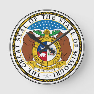 Horloge Ronde Joint d'état du Missouri