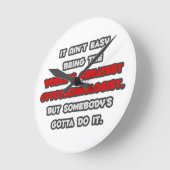 Horloge Ronde Joke (Angle)