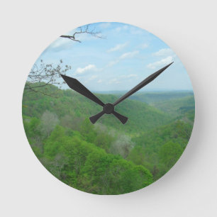 Horloge Ronde Joli Vue Appalachienne
