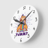 Horloge Ronde Jolie Sloth (Angle)