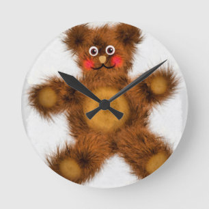Horloge Ronde Jouet Ourson Mignon pour Enfants Baby Shower