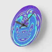 Horloge Ronde Jouez un Joyeux Jour (Angle)