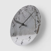 Horloge Ronde Jour de l'hiver (Angle)
