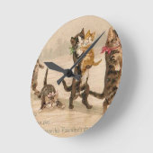 Horloge Ronde Jour de Vintage (Angle)