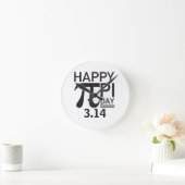Horloge Ronde Joyeuse Journée Pi (Maison)