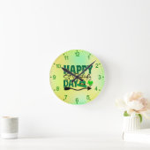 Horloge Ronde Joyeuse Saint-Patrick (Maison)