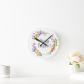 Horloge Ronde Joyeuses Pâques (Maison)