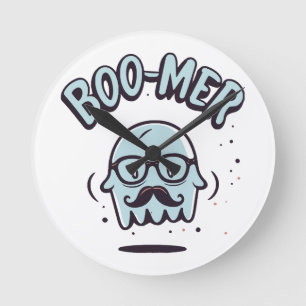 Horloge Ronde Joyeux Halloween de votre Boomer préféré !