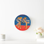 Horloge Ronde Joyeux jesters (Maison)
