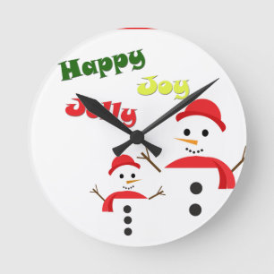 Horloge Ronde Joyeux Jolly Joy