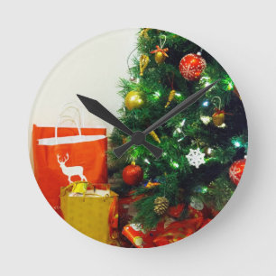 HORLOGE RONDE JOYEUX JOURS FÉRIÉS