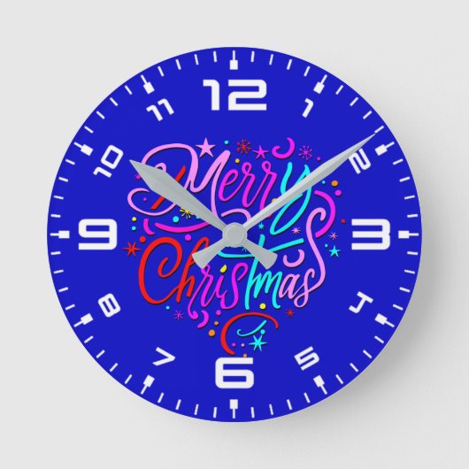 Horloge Ronde Joyeux Noël-83167 (Recto)