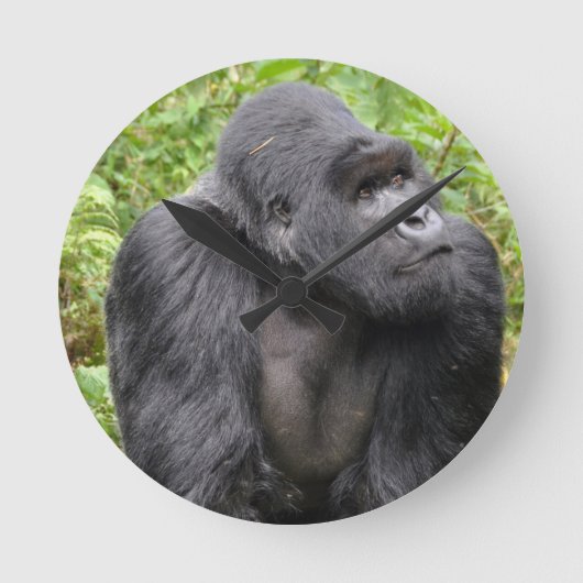 Horloge Ronde Joyeux singe (Recto)