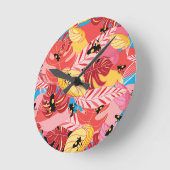 Horloge Ronde Jungle (Angle)