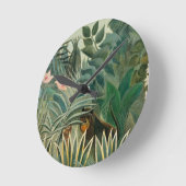 Horloge Ronde Jungle équatoriale, 1909 (huile sur la toile) (Angle)