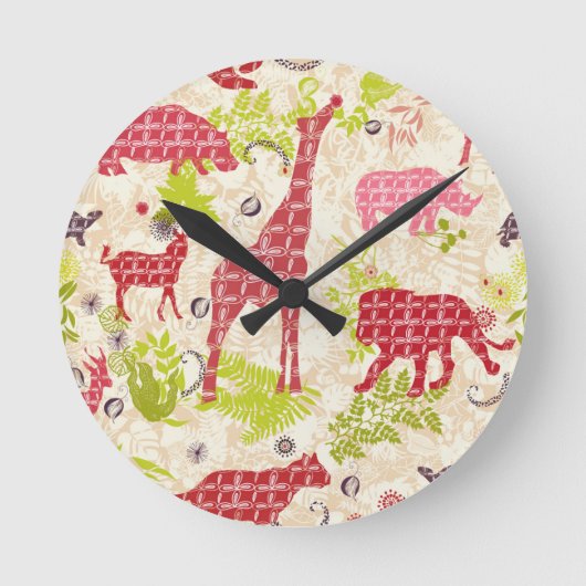 Horloge Ronde Jungle paradise (Recto)