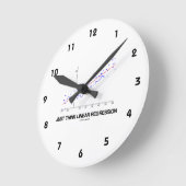 Horloge Ronde Just Think Linear Regression (Statistics) (Angle)