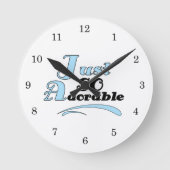 Horloge Ronde Juste adorable (Recto)