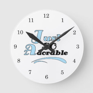 Horloge Ronde Juste adorable