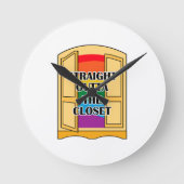 Horloge Ronde Juste En Dehors Du Closet (Recto)