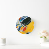Horloge Ronde Kandinski Impression III Concert Peinture Abstrait (Maison)