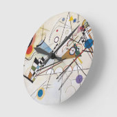 Horloge Ronde Kandinsky 1923/composition viii/pixdezines (Angle)