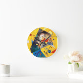 Horloge Ronde Kandinsky Harmonie calme Art Abstrait (Maison)