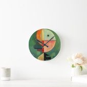 Horloge Ronde Kandinsky peinture Abstraite ascendante (Maison)