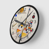 Horloge Ronde Kandinsky - Tension délicate (Angle)