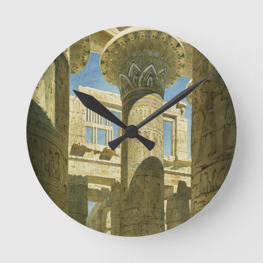 Horloge Ronde Karnak, c.1866 (la semaine sur le papier) (Recto)