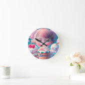 Horloge Ronde Kawaii 24h/24 (Maison)