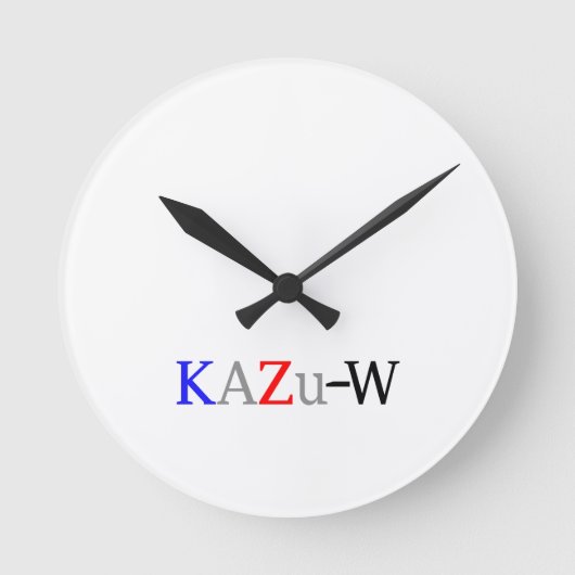 Horloge Ronde KAZu-W (Recto)