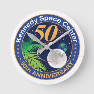 Horloge Ronde Kennedy Space Center (50e anniversaire)