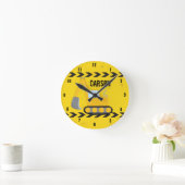 Horloge Ronde Kids Construction (Maison)