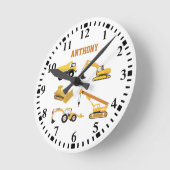 Horloge Ronde Kids Round Clock (Angle)