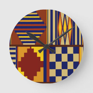 Horloge Ronde Kilim Prayer Conception du tapis
