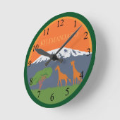 Horloge Ronde Kilimanjaro (Angle)