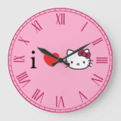 Horloge ronde Kitty (Recto)